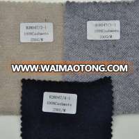 Soft handfeeling 100% mongolian knit cashmere fabric for clothing